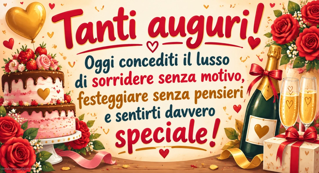 Immagini con frasi di buon compleanno: 