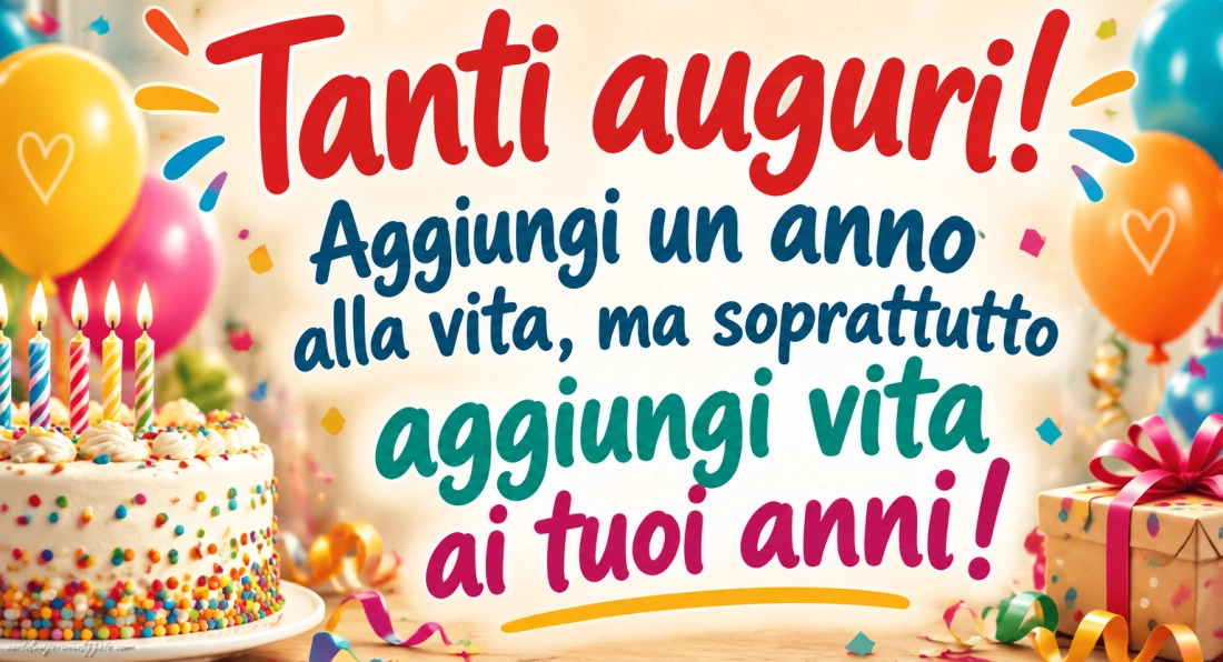 Immagini con frasi di buon compleanno: 