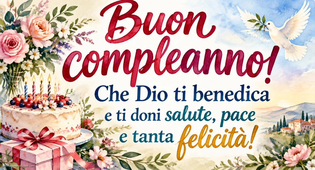 Immagini con frasi di buon compleanno: 