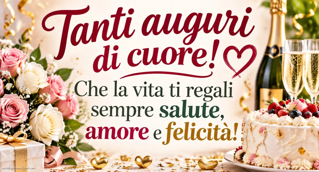Immagini con frasi di buon compleanno: 