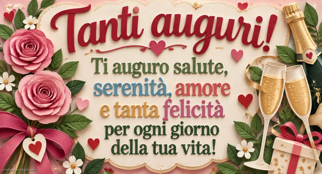Immagini con frasi di buon compleanno: 