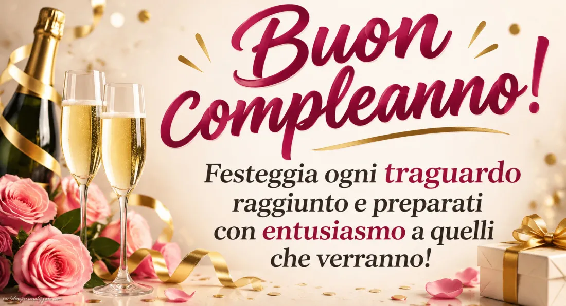 Immagini con frasi di buon compleanno: 
