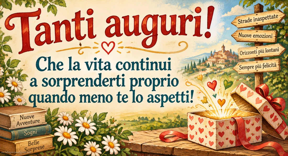 Immagini con frasi di buon compleanno: 