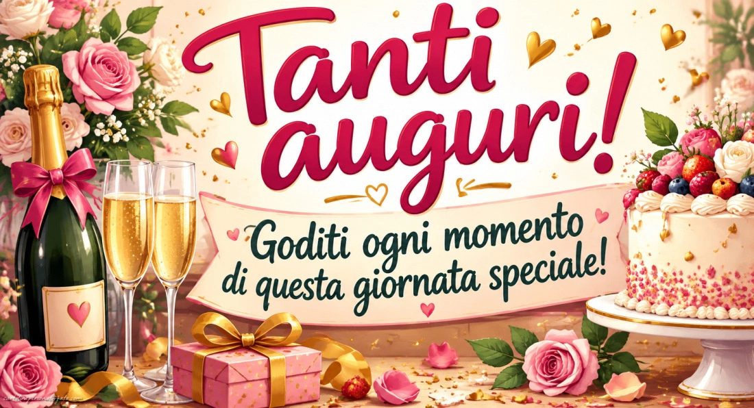 Immagini con frasi di buon compleanno: 