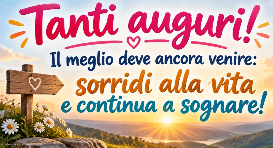 Immagini con frasi di buon compleanno: 