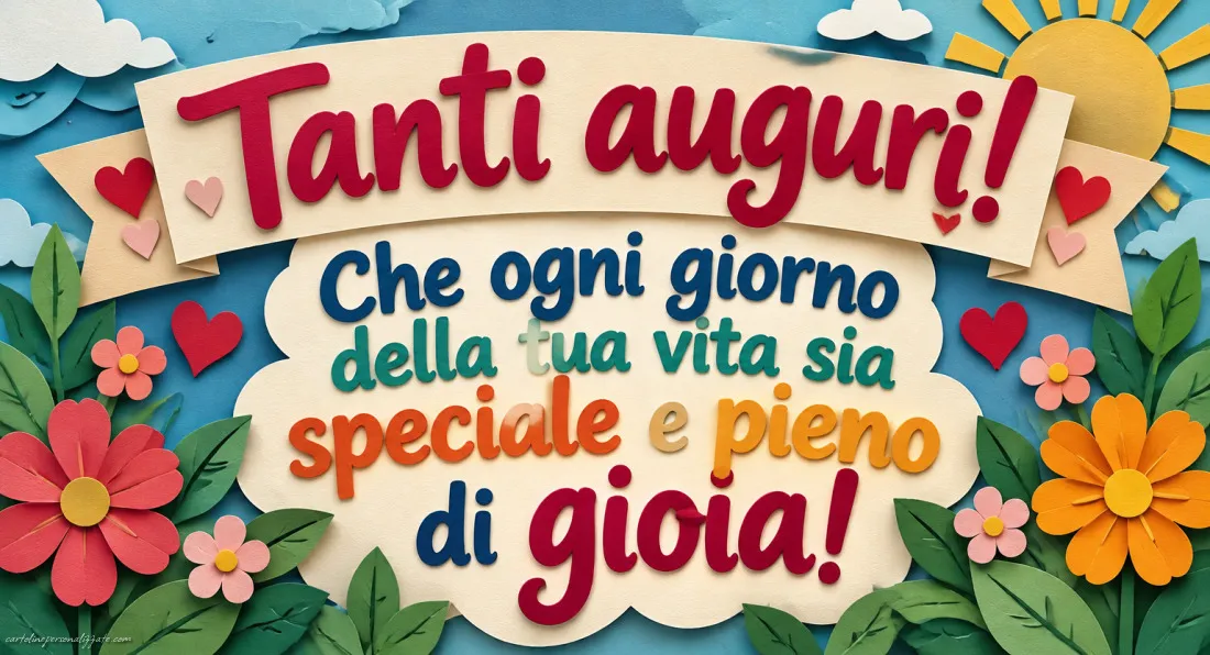 Immagini con frasi di buon compleanno: 