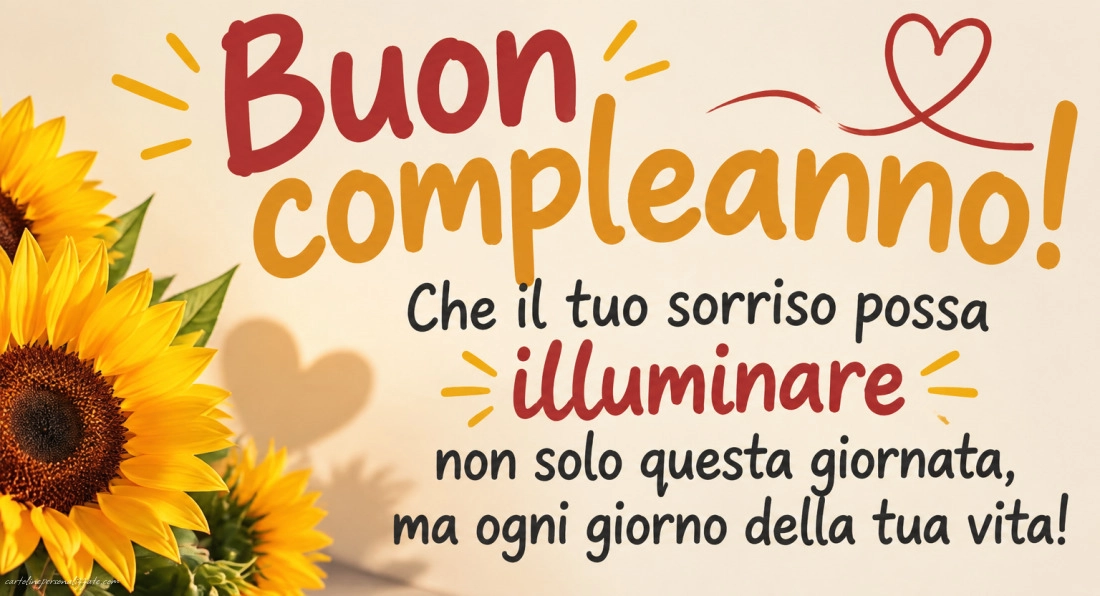 Immagini con frasi di buon compleanno: 