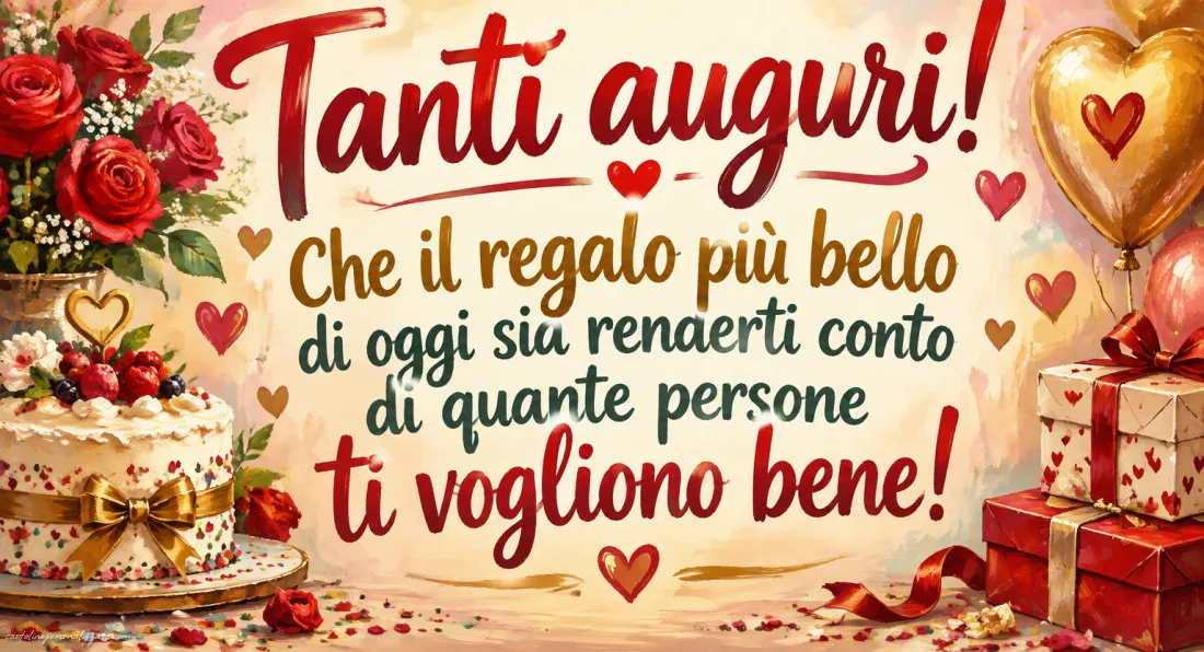 Immagini con frasi di buon compleanno: 