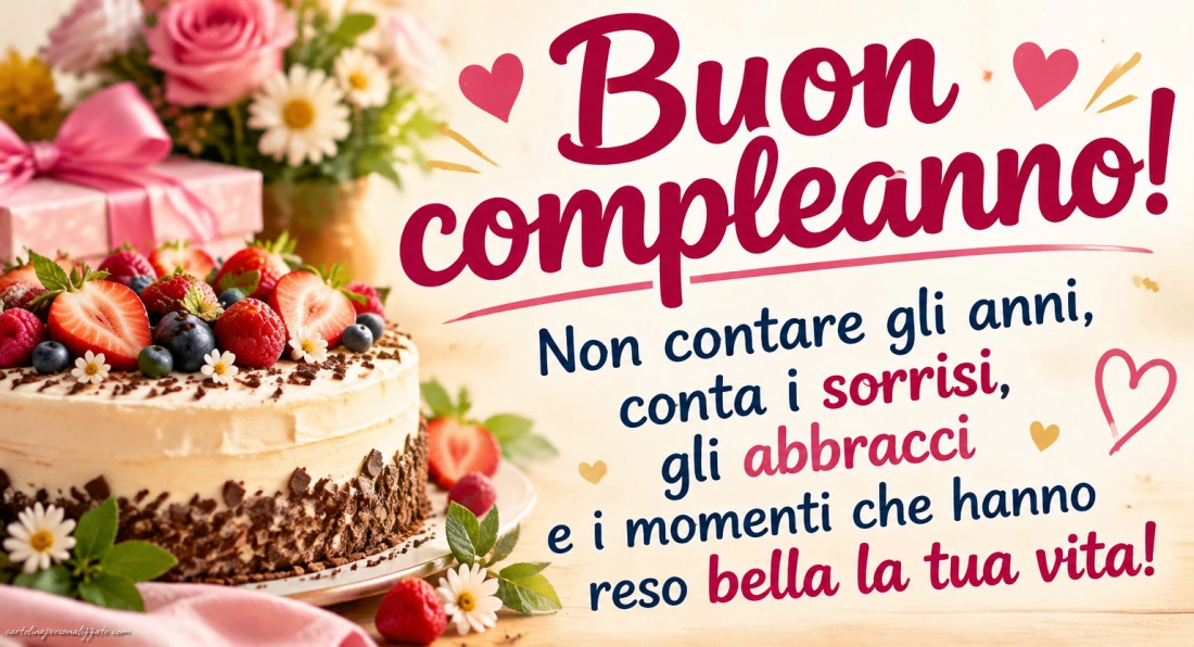 Immagini con frasi di buon compleanno: 
