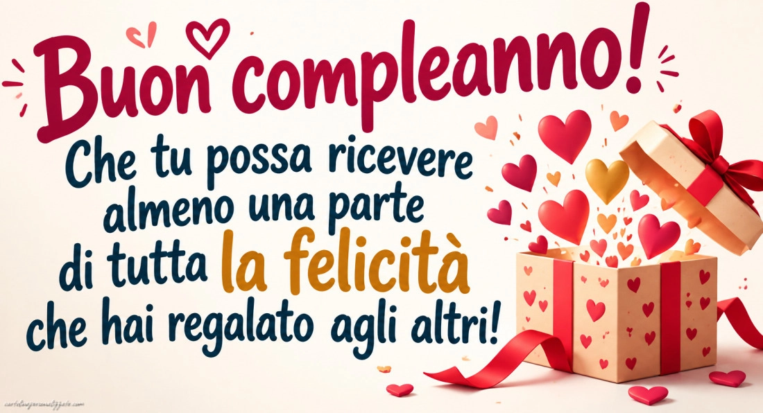 Immagini con frasi di buon compleanno: 