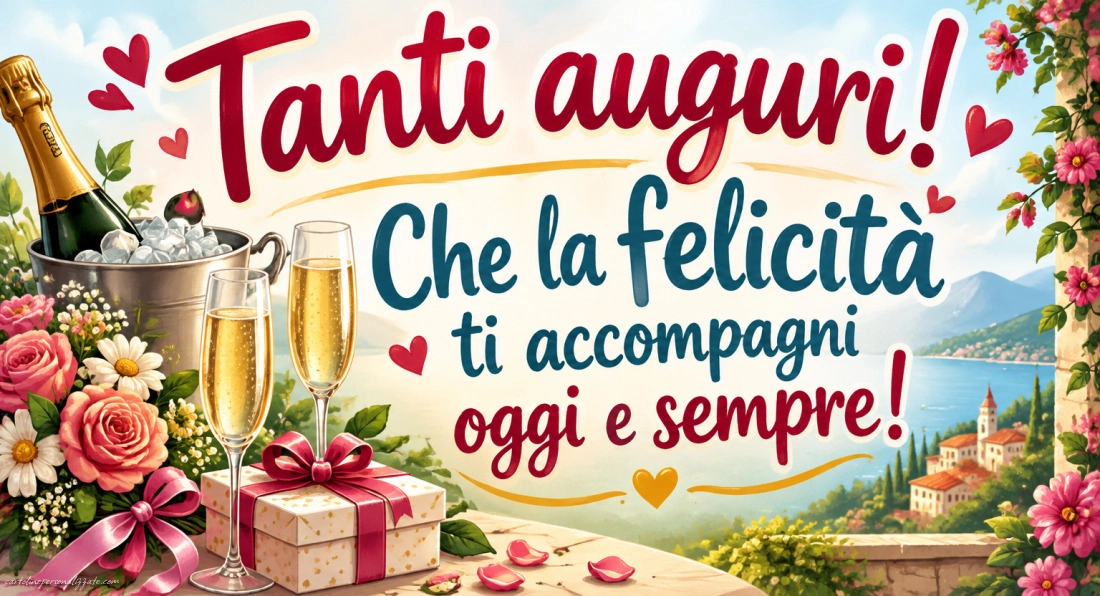Immagini con frasi di buon compleanno: 