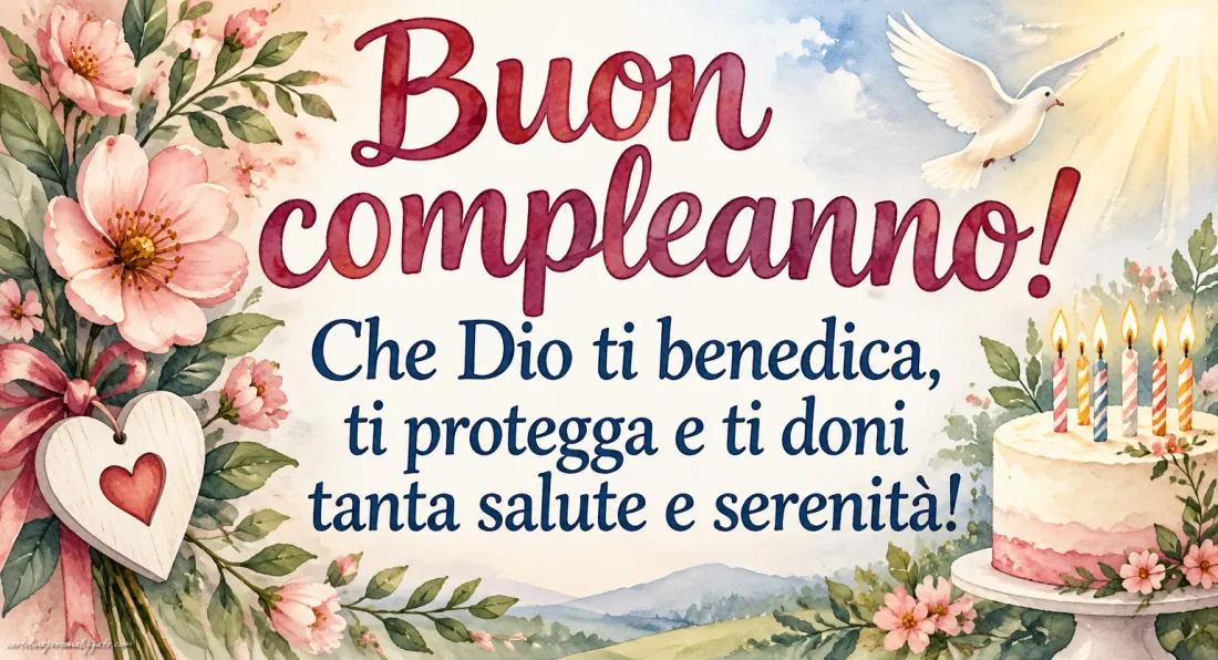 Immagini con frasi di buon compleanno: 