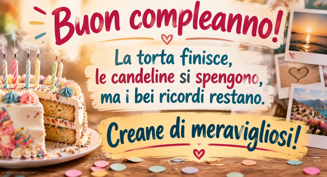 Immagini con frasi di buon compleanno: 