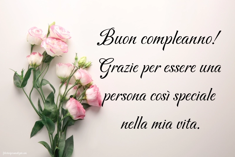 Immagini di Buon Compleanno: Fiori