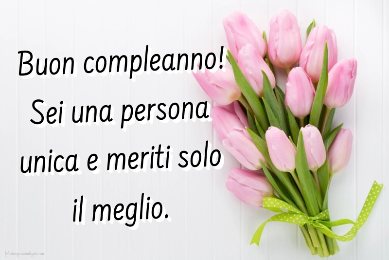 Immagini di Buon Compleanno: Tulipani