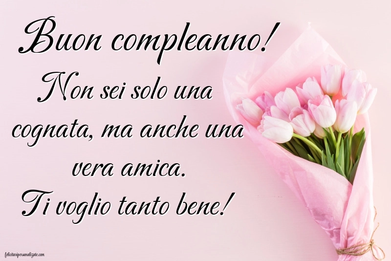 Immagini di Buon Compleanno Cognata: Fiori