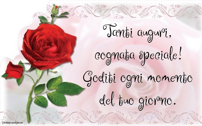 Immagini di Buon Compleanno Cognata: Fiori