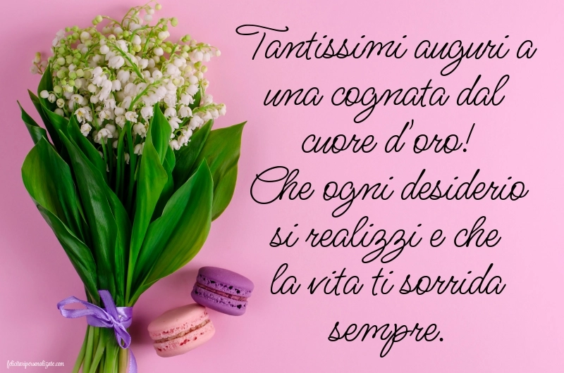 Immagini di Buon Compleanno Cognata: Fiori