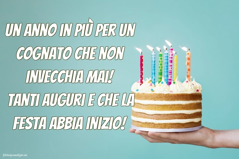 Le Più Belle Immagini di Buon Compleanno per tuo Cognato: Torta