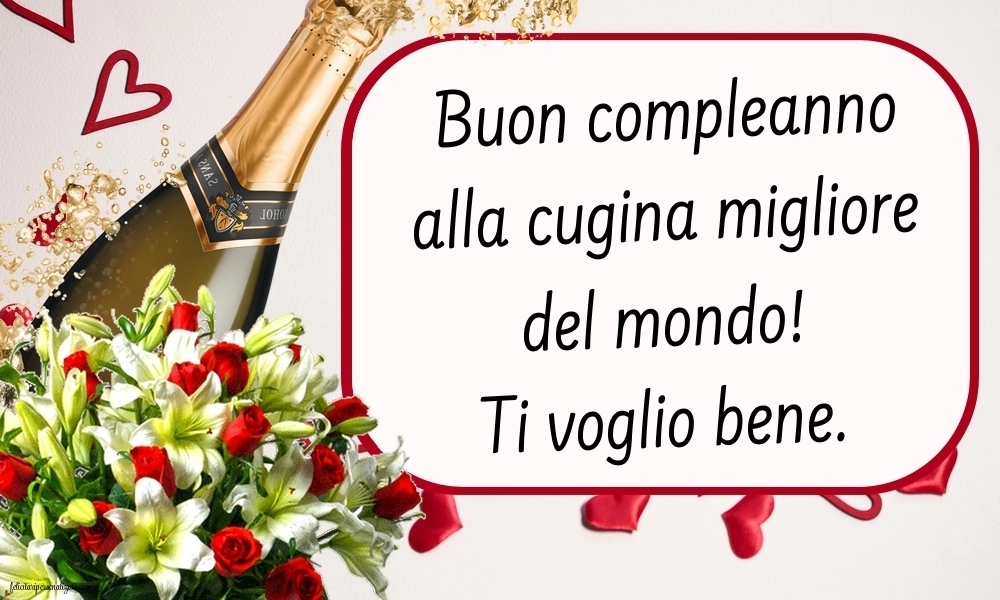 Immagini di Buon Compleanno Cugina: Fiori