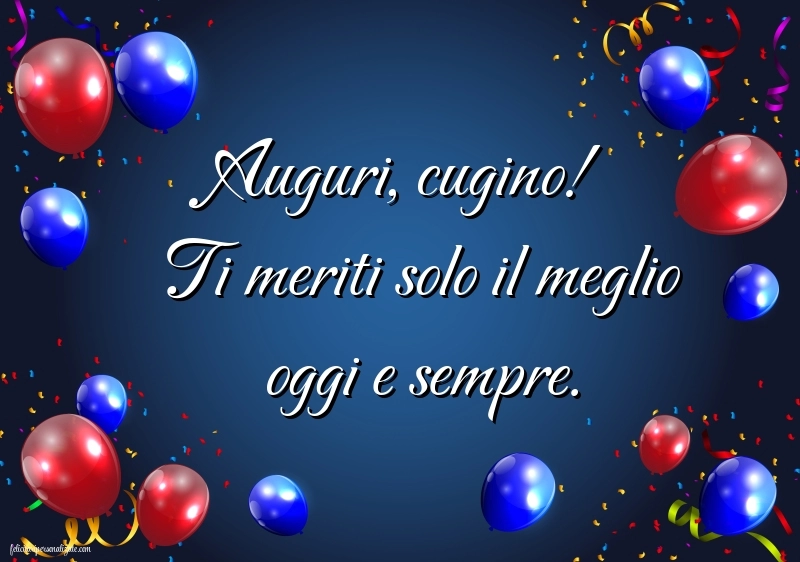 Immagini di Buon Compleanno Cugino: Palloncini