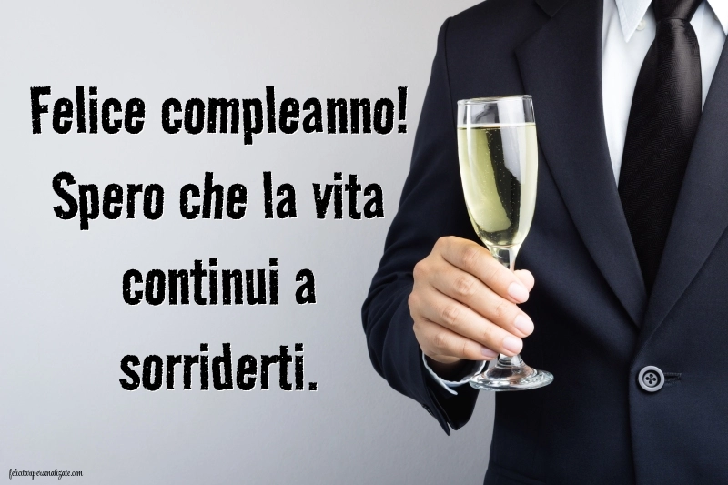 Immagini di Buon Compleanno per ex Marito: Champagne