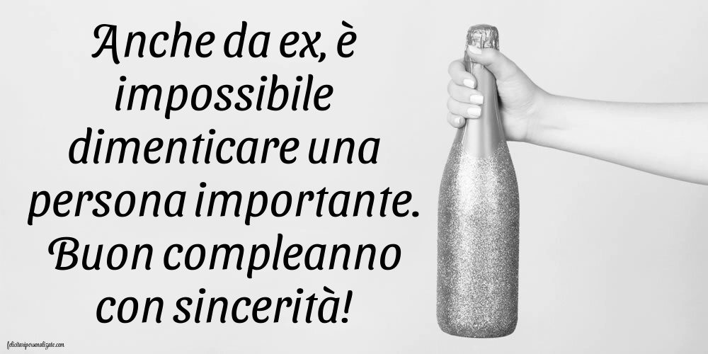 Immagini di Buon Compleanno per ex Marito: Champagne