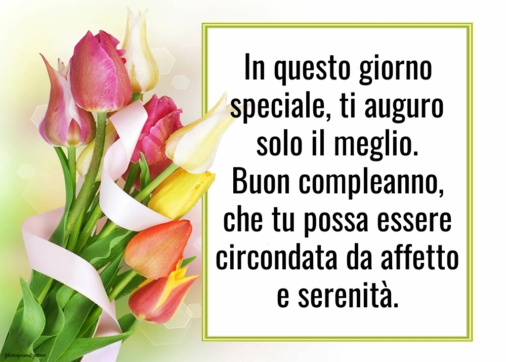 Immagini di Buon Compleanno alla ex Moglie: Fiori