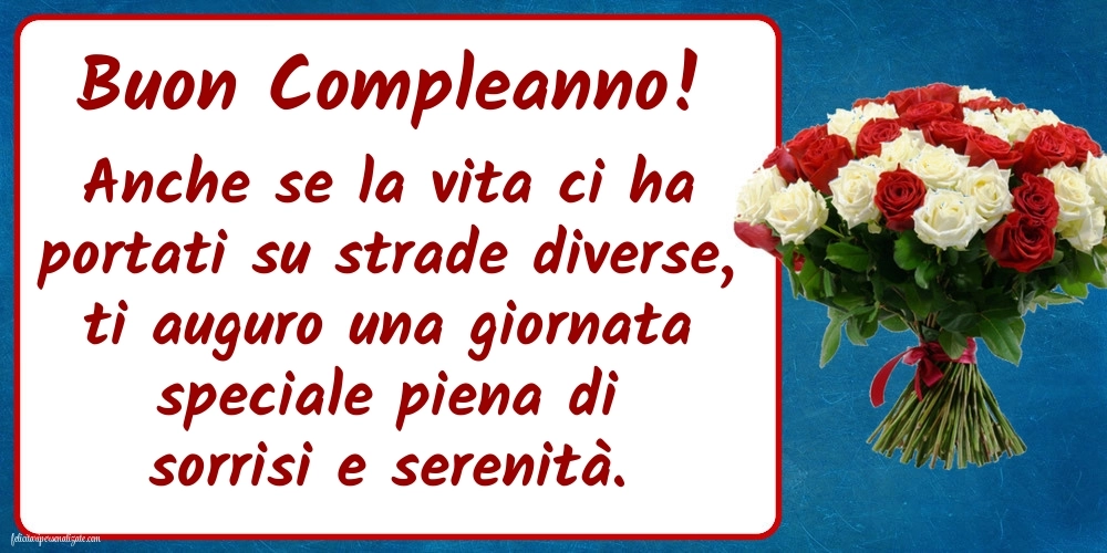 Immagini di Buon Compleanno alla ex Moglie: Fiori