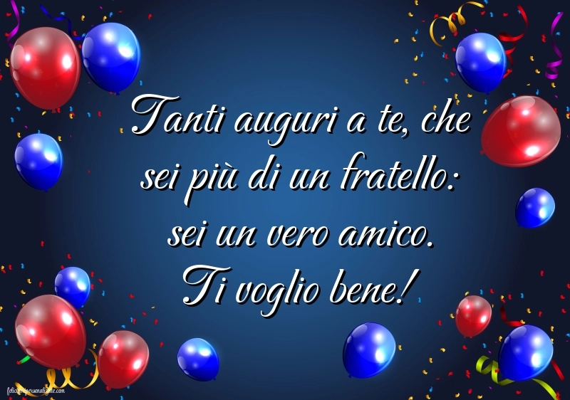 Immagini di Buon Compleanno Fratello: Palloncini