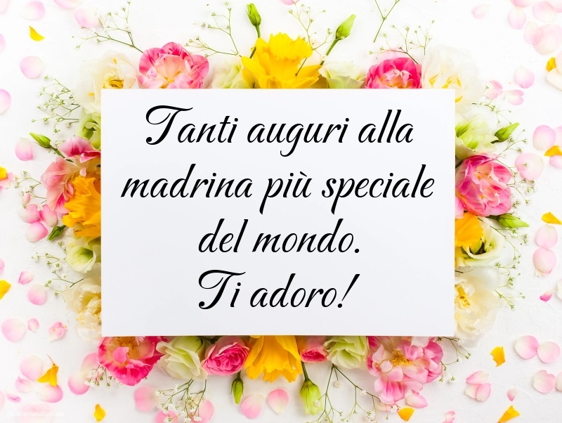 Immagini di Buon Compleanno Madrina: Fiori