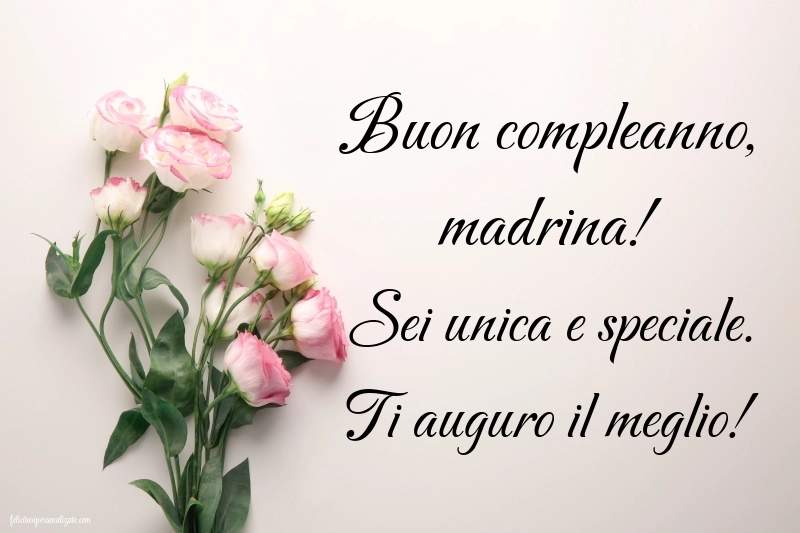 Immagini di Buon Compleanno Madrina: Fiori