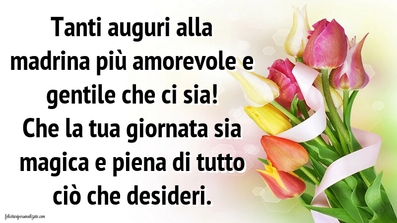 Immagini di Buon Compleanno Madrina: Fiori