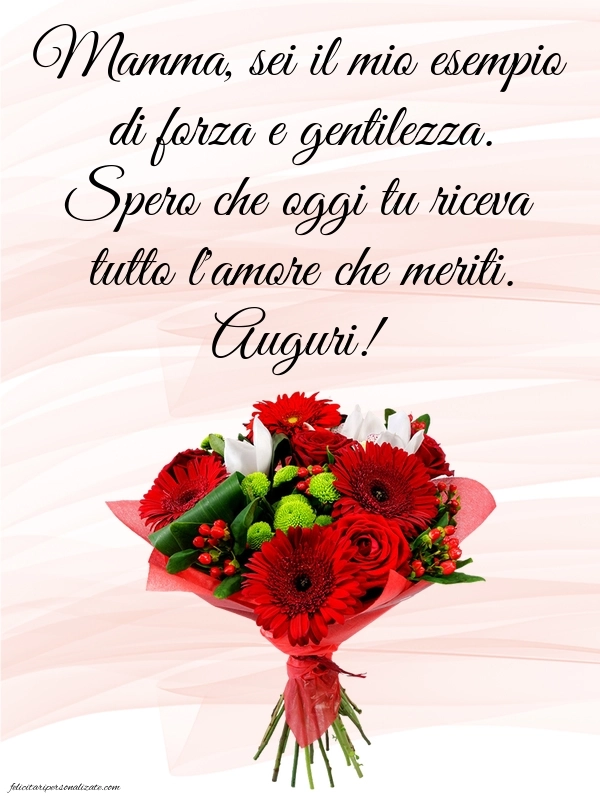 Le Più Belle Immagini di Buon Compleanno per tua Mamma: Mazzo di fiori