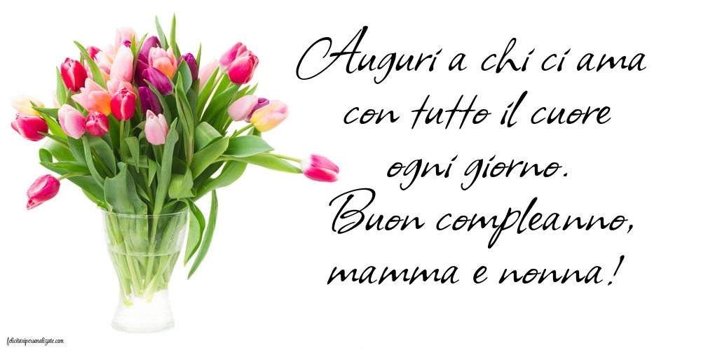 Le Più Belle Immagini di Buon Compleanno per Mamma e Nonna: Tulipani