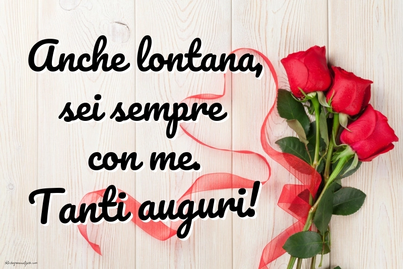 Immagini di Buon Compleanno Mamma Lontana: Rose