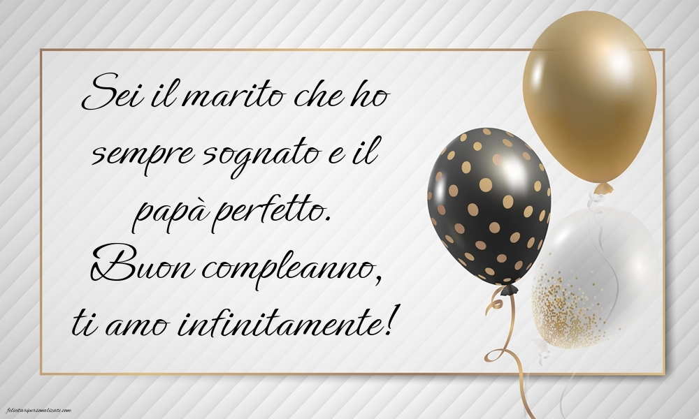 Caroline di Buon Compleanno per Marito e Papà: Palloncini