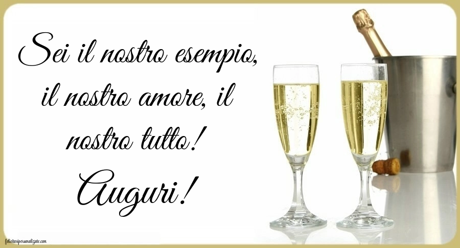 Immagini di Buon Compleanno per Marito e Papà: Champagne