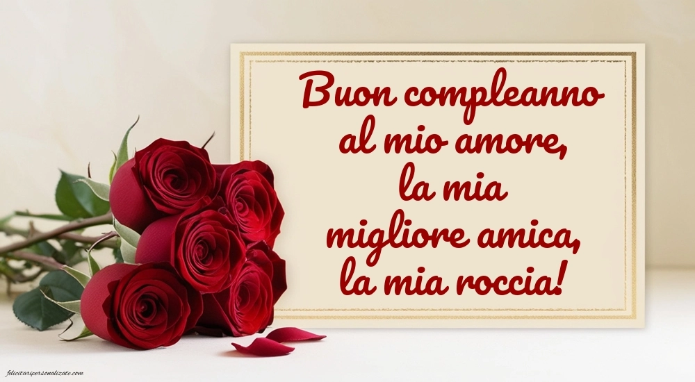 Immagini di Buon Compleanno per Moglie: Rose