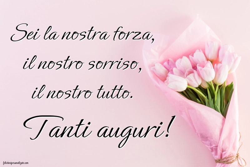 Immagini di Buon Compleanno Moglie e Mamma: Fiori