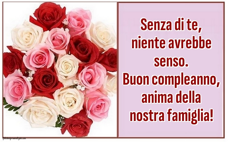 Caroline di Buon Compleanno per Moglie e Mamma: Fiori