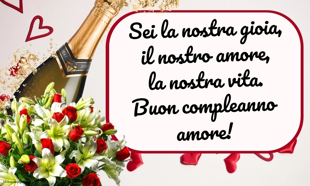 Caroline di Buon Compleanno per Moglie e Mamma: Fiori