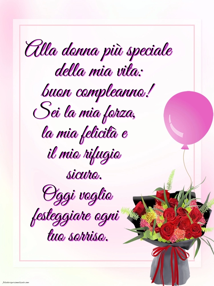 Immagini di Buon Compleanno per Moglie: Fiori