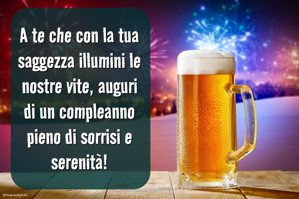 Cartoline di Buon Compleanno per Nonno: Champagne