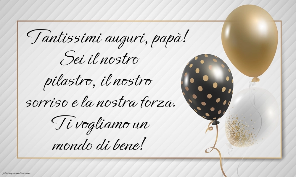 Immagini di Buon Compleanno Papà: Palloncini