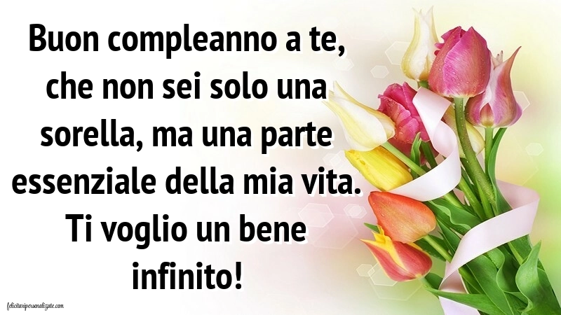 Immagini di Buon Compleanno Sorella: Fiori