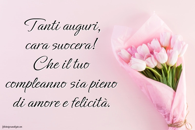 Immagini di Buon Compleanno Suocera: Fiori