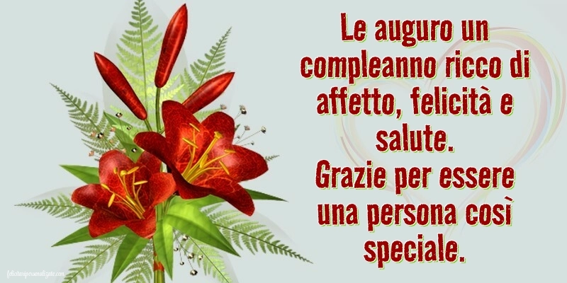 Cartoline di Buon Compleanno per Suocera: Fiori