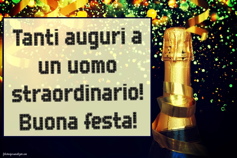 Cartoline di Buon Compleanno per Suocero: Champagne
