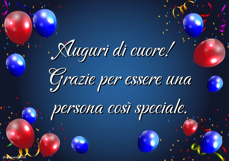 Cartoline di Buon Compleanno per Suocero: Palloncini
